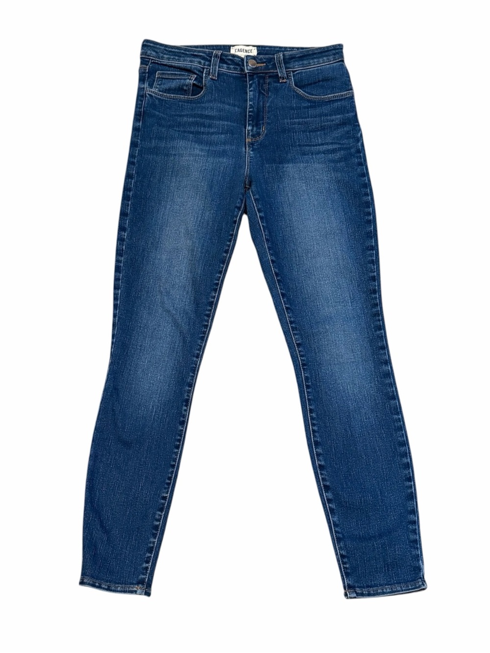 L'AGENCE Margot High Rise Skinny Crop Jeans in Tuscan Wash Size 27 Style #2294RD